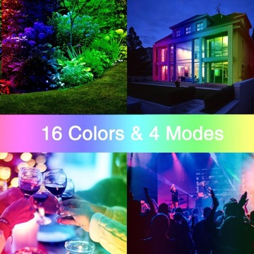 Уличный светодиодный прожектор FTL RGB с дистанционным управлением и регулировкой яркости