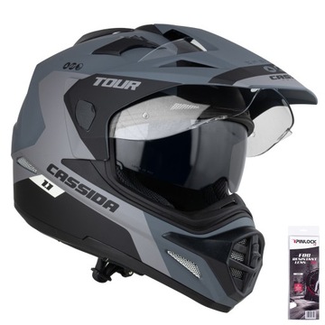 CASSIDA KASK MOTOCYKLOWY Z DASZKIEM NOWOŚĆ NEW r.M