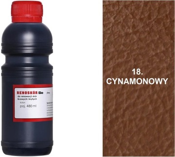 CYNAMONOWY 18 FARBA RENOSKÓR 480 ml DO RENOWACJI SKÓRY ZE STRUKTURĄ G12-85
