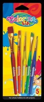 НАБОР кистей для акриловых красок COLORINO, 5 шт.