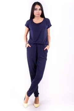 KOMBINEZON KOBIECY WEsele Elegancki 01004M NAVY