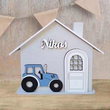 Деревянный, большой поросший берег XXL, с названием отличного подарка