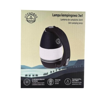 Latarka lampka turystyczna kempingowa na ryby 3w1