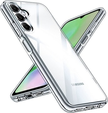 Etui do Samsung Galaxy A05S I WZMACNIANE 360° CLEAR + Szkło