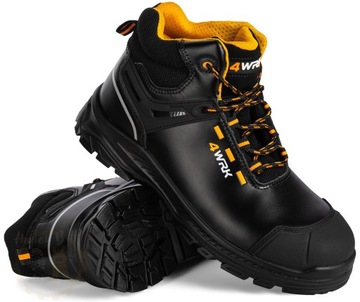 BUTY ROBOCZE OCHRONNE S3 BEZPIECZNE TRZEWIKI ANTYPRZEBICIOWE KEVLAR 41