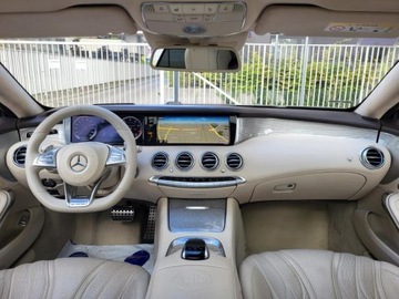 Mercedes Klasa S W222 Coupe AMG S 63 AMG 585KM 2015 MERCEDES-BENZ S63 AMG Coupe, V8 5,5l 585KM * 4X4 / 4Matic * Bogata wersja, zdjęcie 9