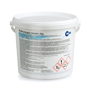 Aqua Chlor Multi 20g Bassau chemia basenowa 5kg