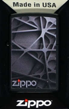 ZAPALNICZKA ZIPPO BLACK ABSTRACT DESIGN