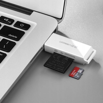 Устройство чтения карт памяти Ugreen SD microSD USB 3.0