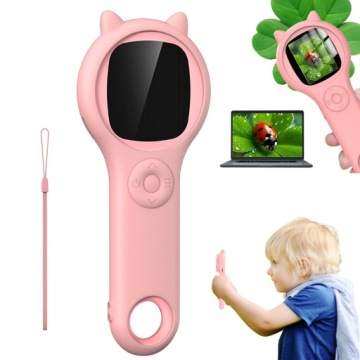 Ruční Mikroskop Pro Děti S 2" LCD Obrazovkou A 500X Zvětšením