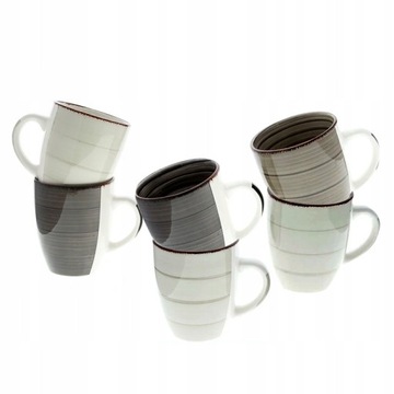 KUBKI CERAMICZNE KUBEK DO KAWY HERBATY ZESTAW 6