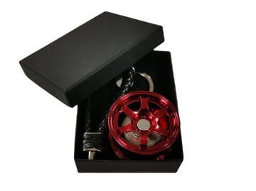 Brelok do kluczy Rays Volk TE37 RED + pudełko