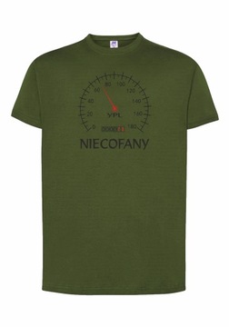 KOSZULKA URODZINOWA MĘSKA LICZNIK NIECOFANY 30 40 50 60 70 NA PREZENT