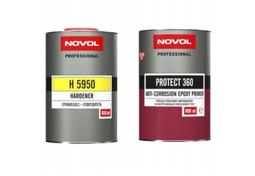 Podkład epoksydowy antykorozyjny Novol Protect 360 Szary 800ml + utwardzacz