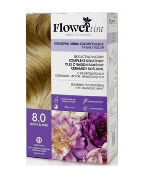 NATURALNA TRWAŁA FARBA DO WŁOSÓW 8.0 JASNY BLOND