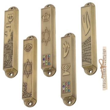 JEROZOLIMA ETUI SAMOPRZYLEPNE NA MENORĘ MEZUZAH