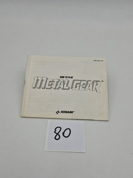 NINTENDO NES METAL GEAR
