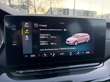 Skoda Octavia IV Kombi 1.5 TSI e-Tec Mild Hybrid 150KM 2023 Skoda Octavia Sportline 1.5 eTSI DSG FV23% Salon P, zdjęcie 20