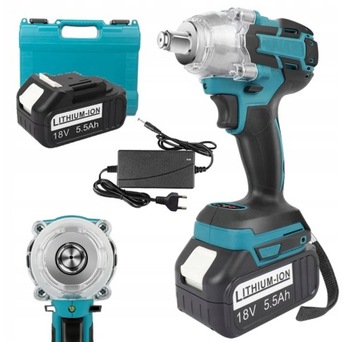 УДАРНАЯ ОТВЕРТКА В КОРПУСЕ СО СВЕТОДИОДНОЙ ПОДСВЕТКОЙ 0-650нм + 2 АККУМУЛЯТОРА