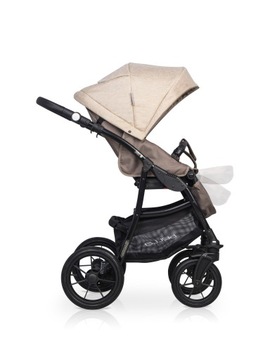 RIKO BASIC BELLA WÓZEK DZIECIĘCY 3W1 - KOLOR 06 SAND Z ADAPTERAMI