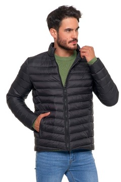 KURTKA MĘSKA PIKOWANA PUCHOWA PRZEJŚCIOWA MODNA BEZ KAPTURA WIOSNA MORAJ XL