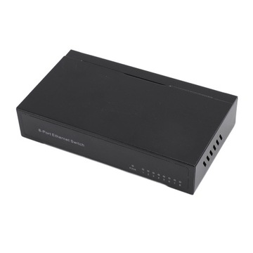 8-portowy przełącznik Fast Ethernet 10 100 Mb/s Pulpit rozdzielacz 00
