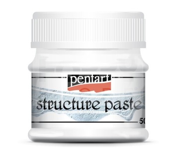 PASTA STRUKTURALNA 50ml BIAŁA - EFEKT 3D -PENTART