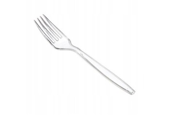 ВИЛКА ПРОЗРАЧНЫЕ ПЛАСТИКОВЫЕ ВИЛКИ 50 шт.