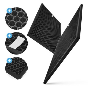 Набор фильтров для угольного воздухоочистителя PHILIPS AC2729 HEPA, 3 шт.