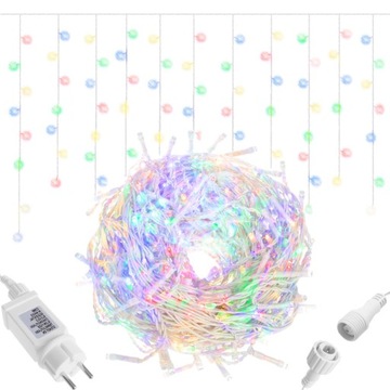 SOPLE 1500 LED ZEWNĘTRZNE IP44 LAMPKI KURTYNA 67M
