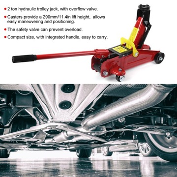 2-тонный гидравлический напольный домкрат портативный профессиональный автомобильный ремонт Ti