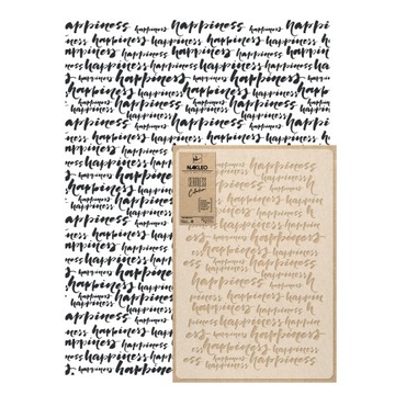 SZABLON MALARSKI powtarzalny NAPIS // HAPPINESS