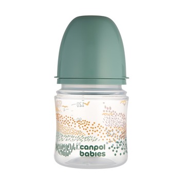 Canpol Butelka antykolkowa EasyStart 120ml MOUNTAINS ze smoczkiem 0m+