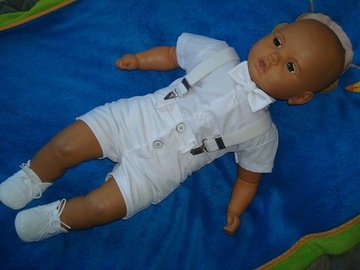 КОМПЛЕКТ ЛЕТНЕЙ ОДЕЖДЫ / КРЕЩЕНИЕ / СВАДЬБА / ШОРТЫ 80-х