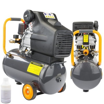 KOMPRESOR OLEJOWY 24L SPRĘŻARKA 8 BAR 3,8KM 206 l/min 230V WYDAJNY KO-24T