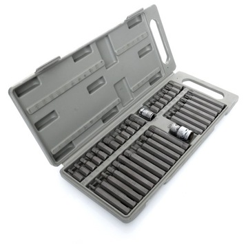 НАБОР БИТ IMBUS HEX TORX SPLINE 40 EL. ЧЕХОЛ ДЛЯ КЛЮЧЕЙ CR-V KD10219