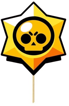 ТОПЕРСЫ ДЛЯ ТОРТА ТОРКАПЫ КУПЕТЫ УКРАШЕНИЯ BRAWL STARS BRAYER LEON 8 шт.