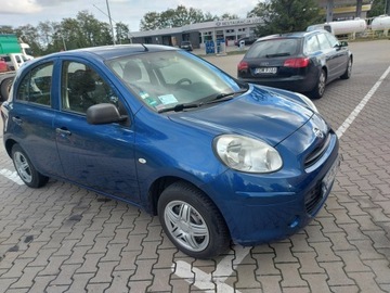 Nissan Micra IV Hatchback 5d 1.2 80KM 2013 NISSAN MICRA 2013/ BENZYNA GAZ