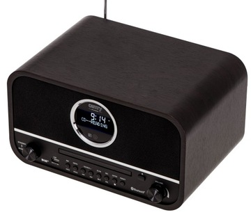 ЦИФРОВОЕ РЕТРО РАДИО DAB/FM/CD/BT WOOD CR1182