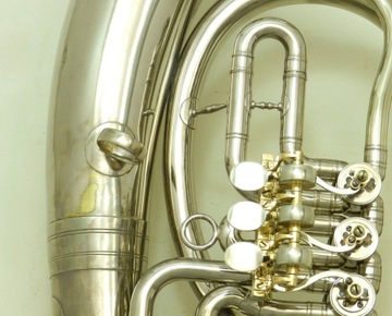 Баритон Bb Miraphone после капремонта футляр + мундштук DR24-127