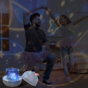 СВЕТОДИОДНАЯ ЛАМПА ДЛЯ ПРОЕКЦИИ ЗВЕЗДНОГО НЕБА, 6 РЕЖИМОВ СЦЕНЫ