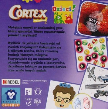 CORTEX Для детей Челленджи семейная настольная игра