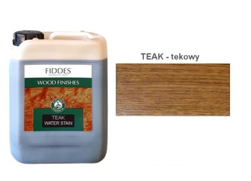 FIDDES Bejca wodna do drewna mebli Teak 5L