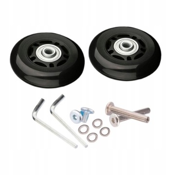 2x Luggage Suitcase Wheels Flexible Wear 70mmx24mm