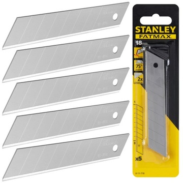 STANLEY Ostrze łamane wymienne 18mm 5szt 0-11-718