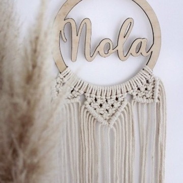 деревянная основа для совы макраме 38см