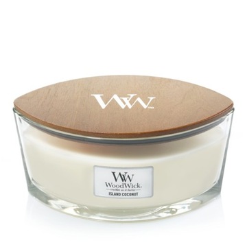 Świeca Zapachowa Woodwick Elipsa Island Coconut