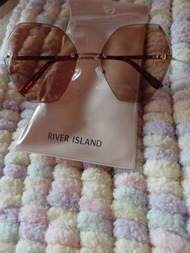 RIVER ISLAND/Okulary przeciwsłoneczne,muchy/NOWE