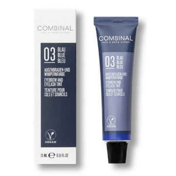 COMBINAL 2.0 farba do brwi rzęs 15ml 03 BLUE