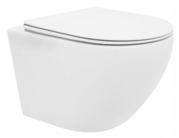 MISKA WC WISZĄCA Z DESKĄ REA CARLO MINI RIMLESS